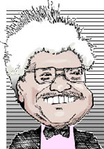 Don King caricature